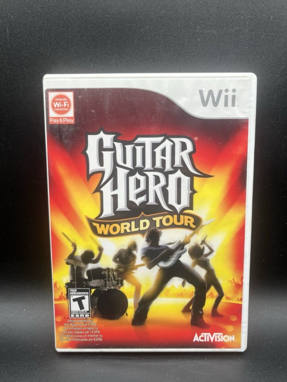 Guitar Hero World Tour Nintendo Wii - Complete in Box Tested Works ✅